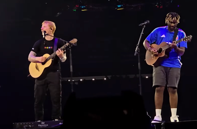 Long before they were performing live together, Myles Smith says he looked up to Ed Sheeran when he was starting out as a musician