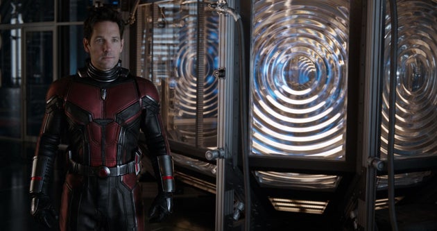 Paul Rudd in character as Ant-Man in 2018