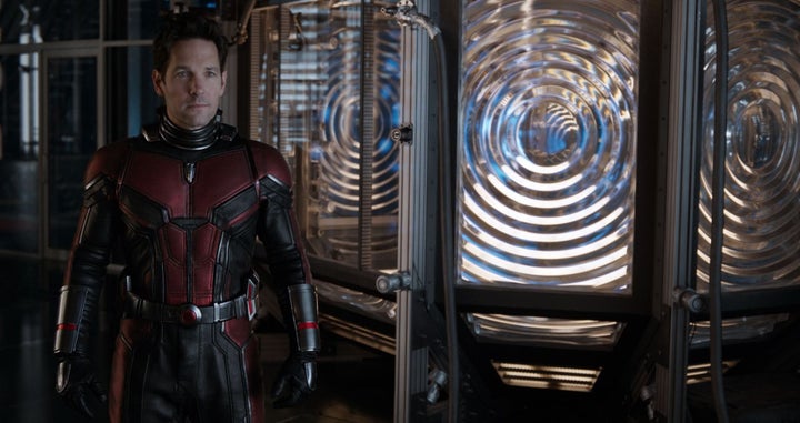 Paul Rudd in character as Ant-Man in 2018