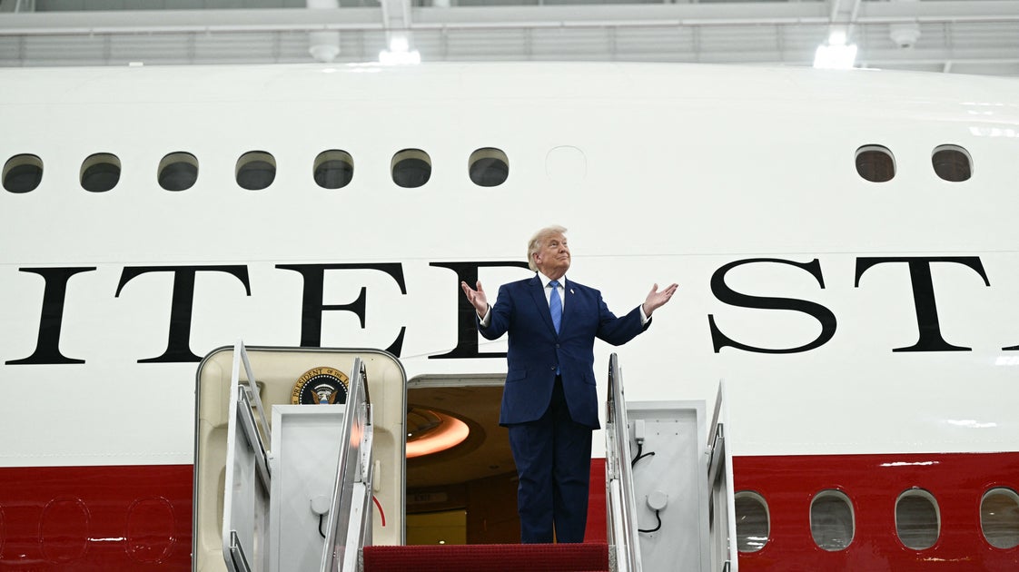 Donald Trump Unveils The New Air Force One, A Converted Qatari Jet