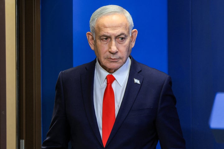 Israel's Prime Minister Benjamin Netanyahu gives a news conference in Jerusalem on June 15, 2026. Netanyahu said on June 15 that he intended to run in elections scheduled for later this year, as he faced domestic criticism over his handling of the Middle East war and its aftermath. (Photo by RONEN ZVULUN / POOL / AFP via Getty Images)