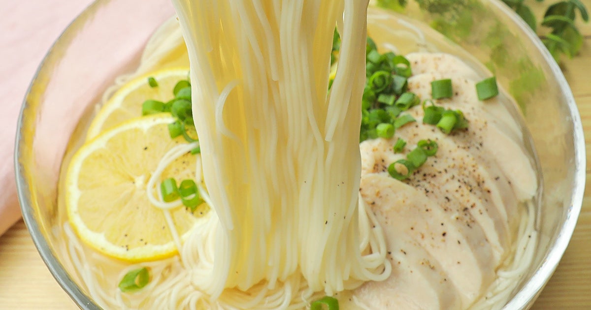 【そうめん、めんつゆに飽きたらこれ】さっぱりで無限に食べられる！汁まで飲み干す塩レモンそうめんレシピ