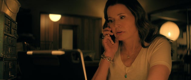 Geena Davis, pictured here calling up to cancel her Netflix subscription