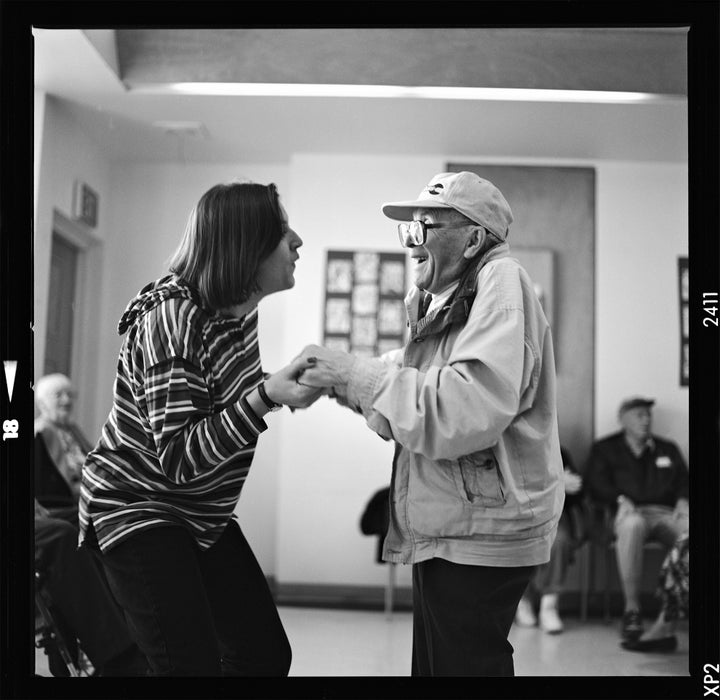 Volf at senior daycare, 1997.