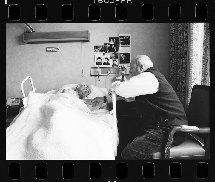 Michael and Tsipa at the Jewish Home for the Aged, 2003.