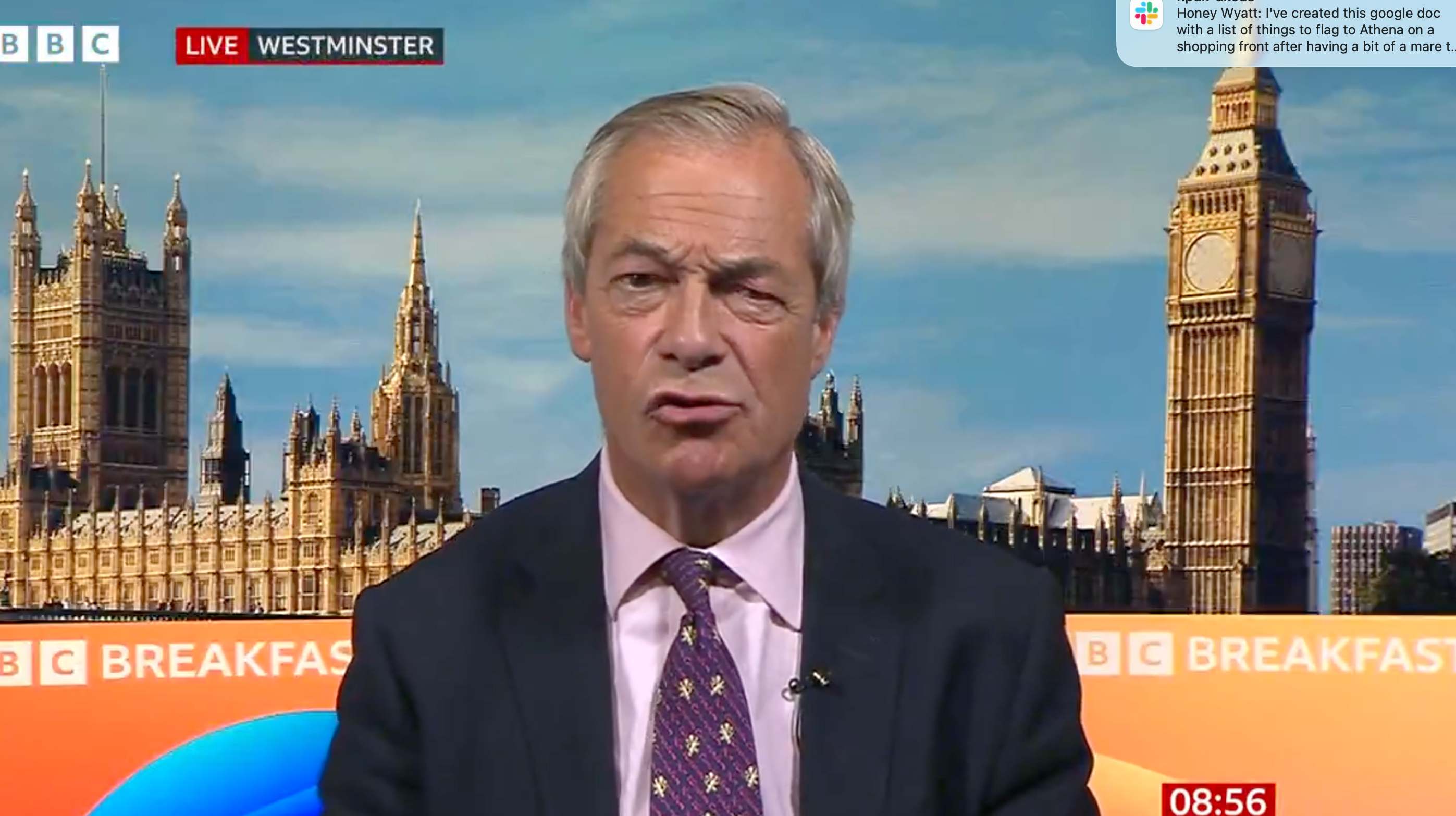 'None Of Your Business!' Farage Fumes When Questioned Over His £5m Donation