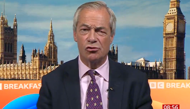 Nigel Farage on BBC Breakfast