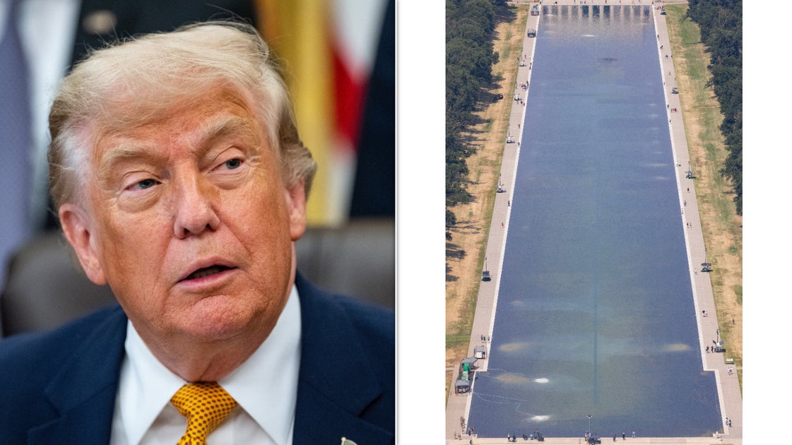 Estimated Size Of ‘Gash’ Trump Claims To Have Seen In The Reflecting Pool Just Keeps Growing