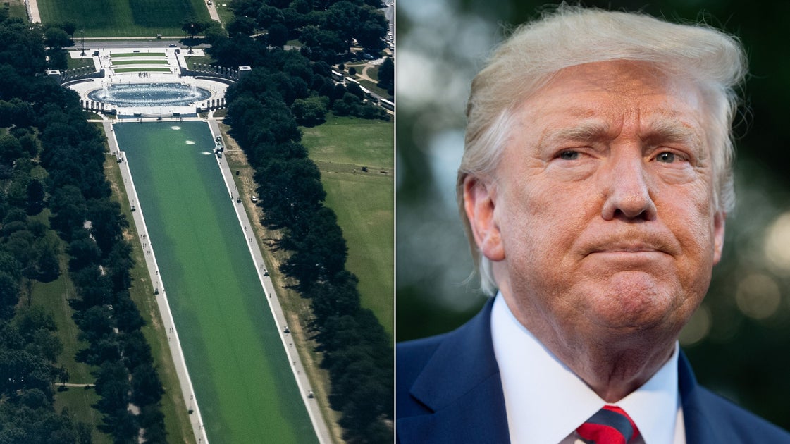 Trump’s Wild Reflecting Pool Claim Contradicts A Promise He Made Just A Month Ago