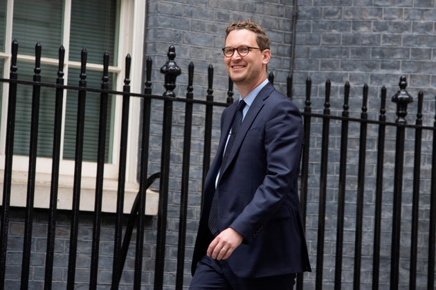 FILE - Incoming Secretary to the Treasury Darren Jones arrives at Downing Street in London, Friday, July 5, 2024. (AP Photo/Thomas Krych, file)