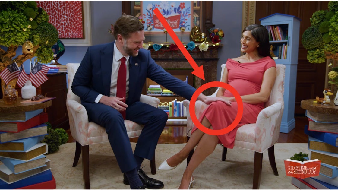 Body Language Experts All Spot The Same Thing In That Awkward JD And Usha ...