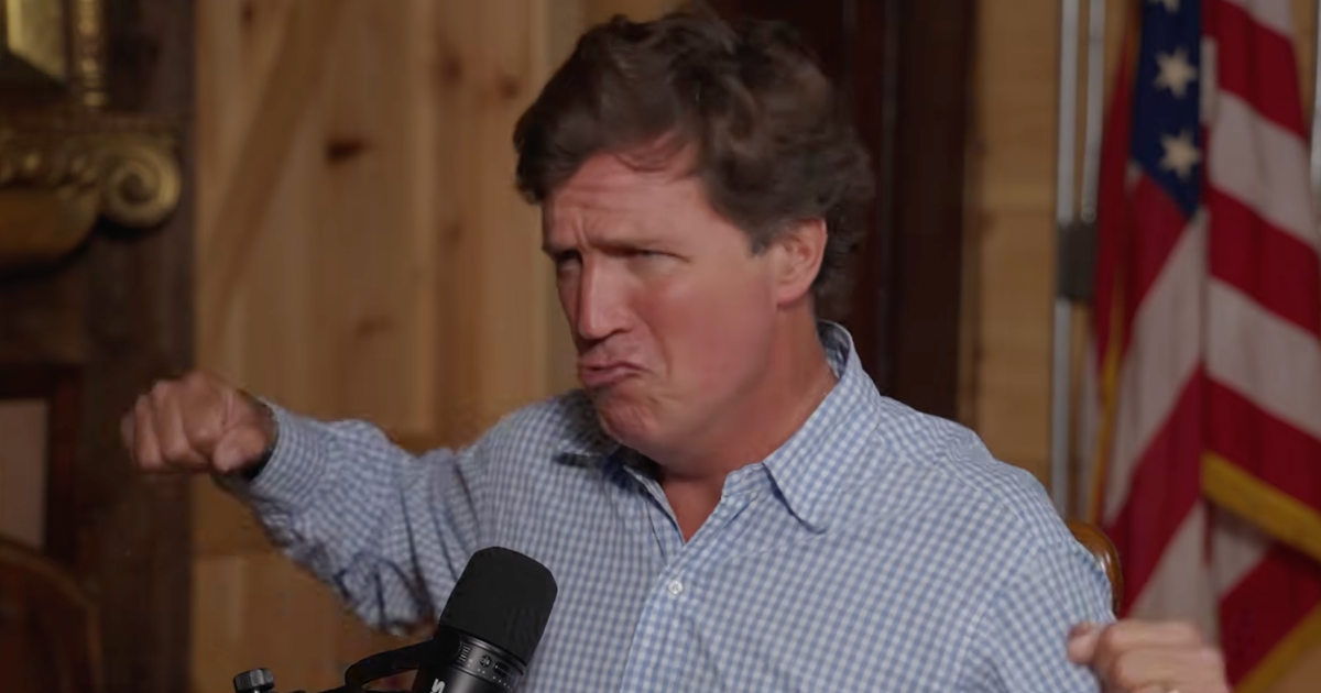 Tucker Carlson Mocks Trump's Iran War Bragging: ‘Shut Up, Bitch. I Don't Take You Seriously.'