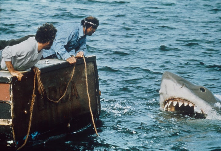 Richard Dreyfuss and Robert Shaw in "Jaws."