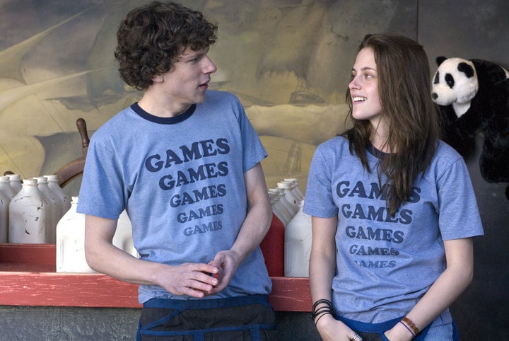 Jesse Eisenberg and Kristen Stewart in "Adventureland."