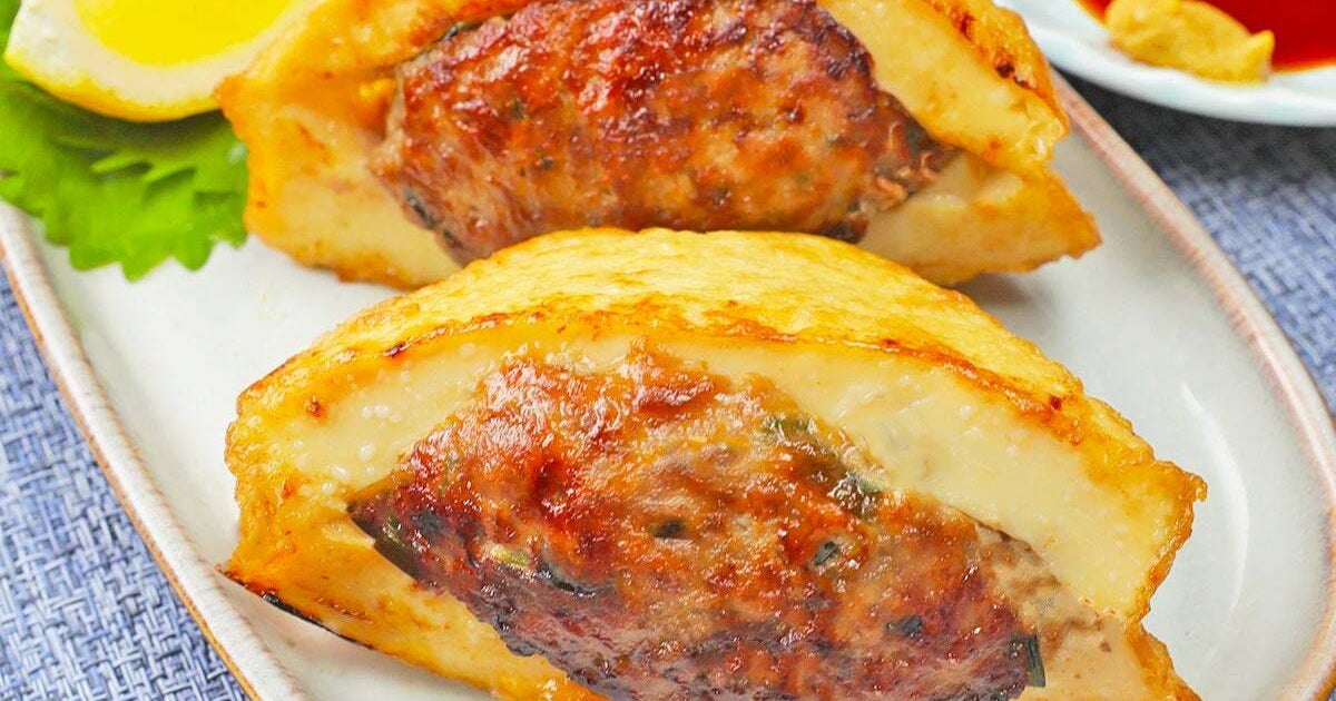【厚揚げ、これ詰めるとおいしいいよ】大葉チーズ、カニマヨ、豚肉…パパッと作れる、厚揚げの簡単レシピ3選
