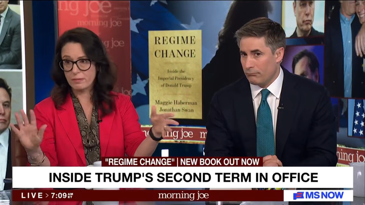 New York Times reporters Maggie Haberman and Jonathan Swan appeared Friday on MS NOW’s “Morning Joe.”