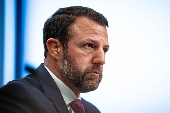 Markwayne Mullin, secretary of the US Department of Homeland Security (DHS), during a House Appropriations Subcommittee on Homeland Security hearing in Washington, DC, US, on Thursday, June 25, 2026. The hearing is titled "Oversight Hearing on the Department of Homeland Security." Photographer: Graeme Sloan/Bloomberg via Getty Images