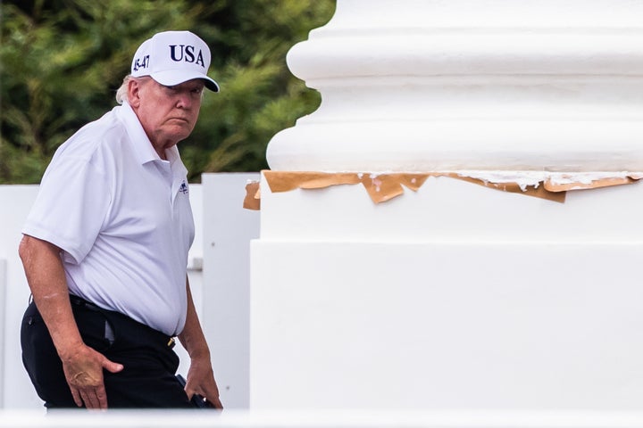US President Donald Trump arrives at the White House in Washington, DC, US, on Saturday, June 27, 2026. Photographer: Jim Lo Scalzo/EPA/Bloomberg via Getty Images