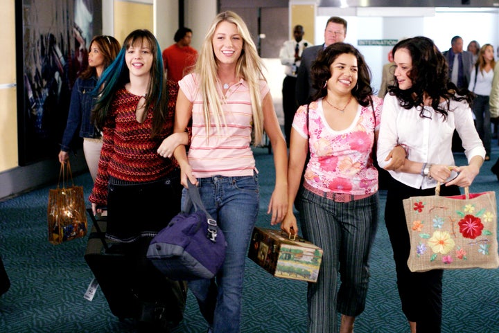 Amber Tamblyn, Blake Lively, America Ferrera and Alexis Bledel in "The Sisterhood of the Traveling Pants."