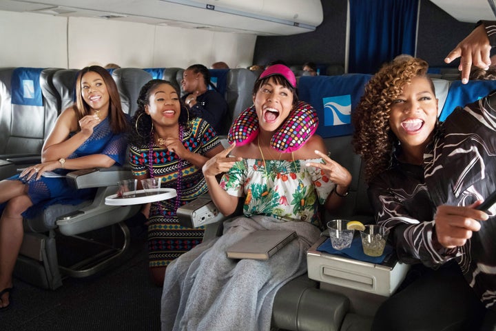 Regina Hall, Tiffany Haddish, Jada Pinkett Smith and Queen Latifah in "Girls Trip."