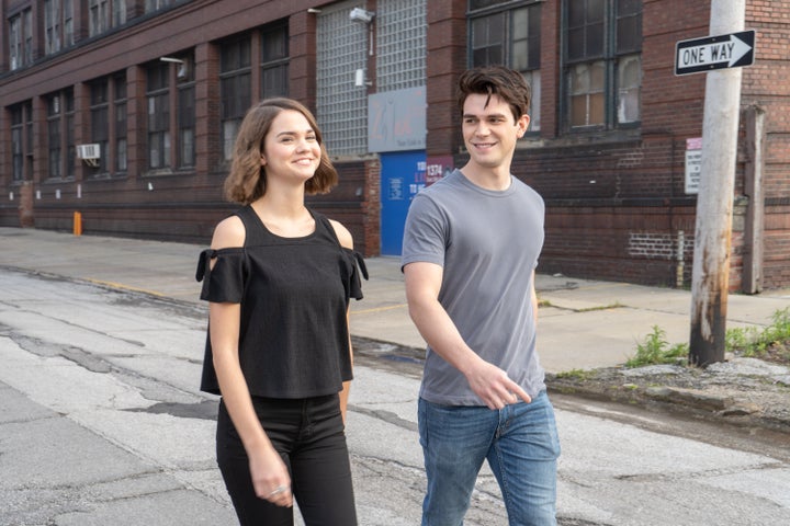 Maia Mitchell and K.J. Apa in "The Last Summer."