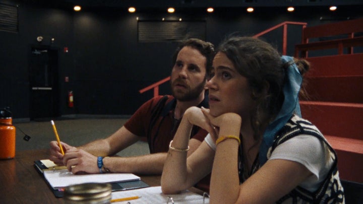 Ben Platt and Molly Gordon in "Theater Camp."