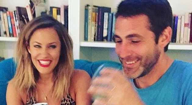 Caroline Flack with her brother Paul in an Instagram post she shared in June 2017