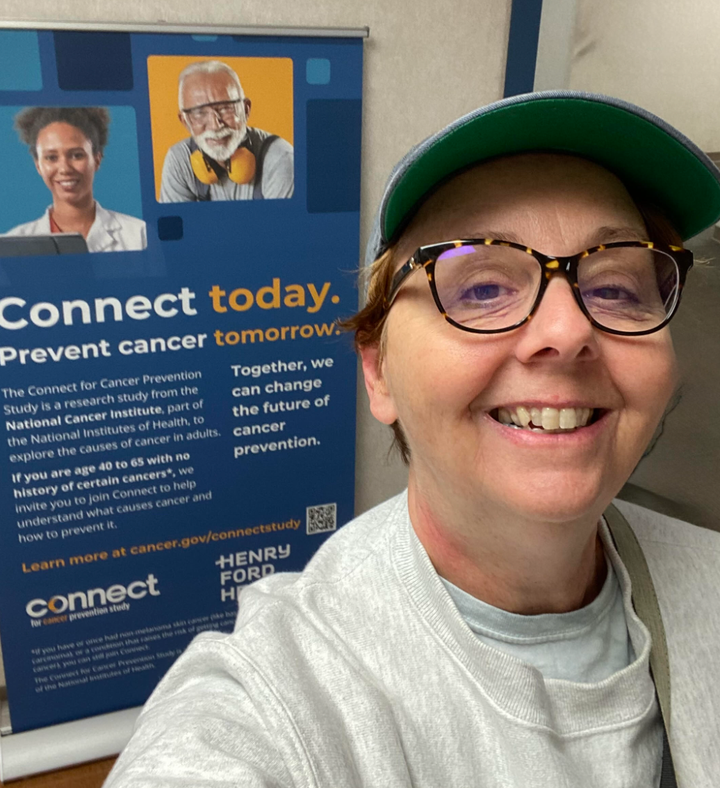 "I participate in a long-term cancer screening program," the author writes.