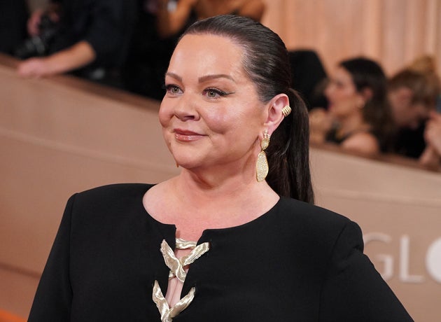 Melissa McCarthy attending the Golden Globes in January