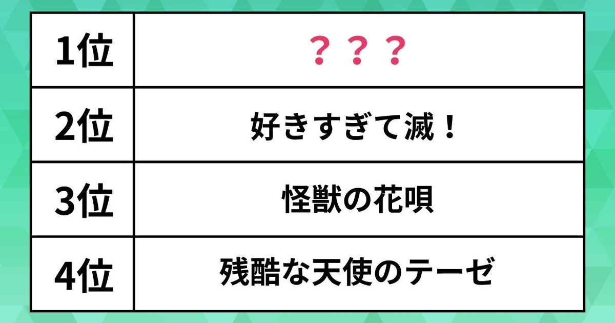 人気カラオケソングランキング2026年上半期。「好きすぎて滅!」や「サウダージ」を抑えた1位は?