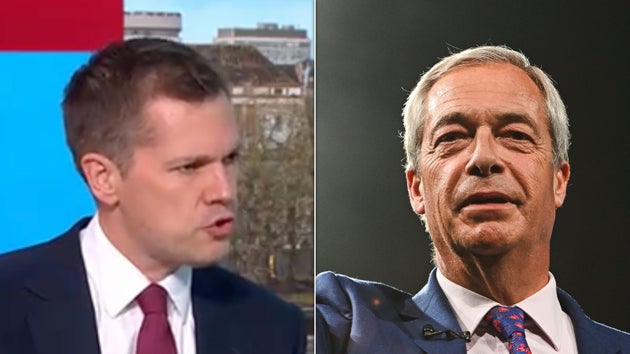 Robert Jenrick and Nigel Farage
