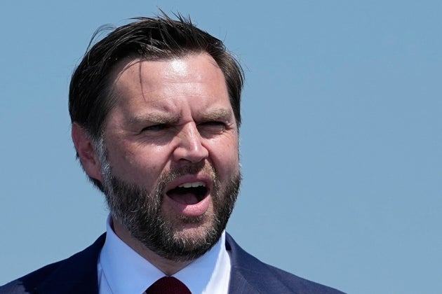 Vice President JD Vance speaks on the flight deck of the USS Kearsarge (LHD-3) in the New York harbor during The International Naval Review honoring America's 250th Anniversary, Saturday, July 4, 2026, in New York.