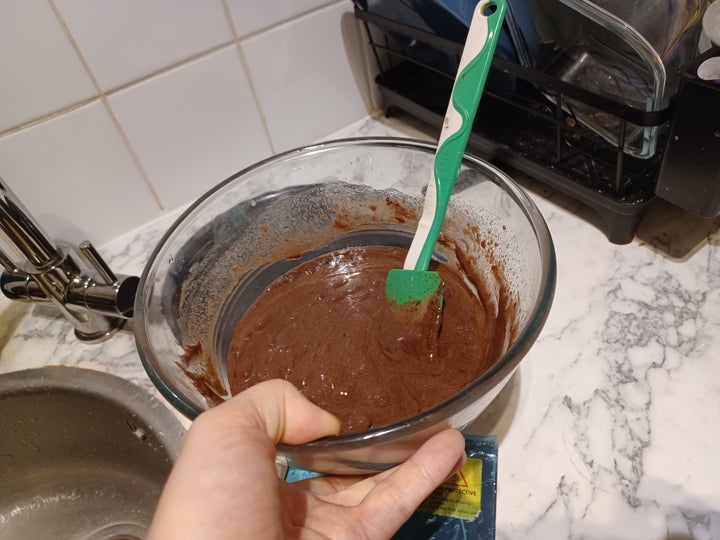 The combined kladdkaka mix