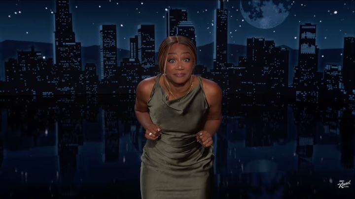 Comedian Tiffany Haddish guest-hosts “Jimmy Kimmel Live” on Monday.