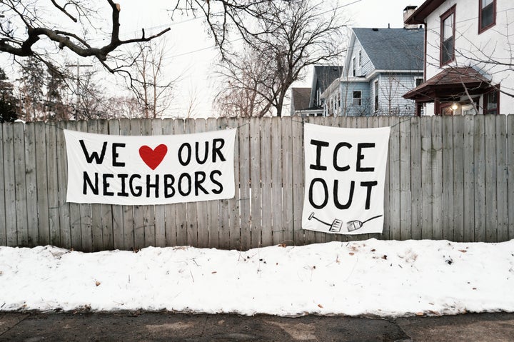 Minneapolis residents continue to pay tribute to Renee Good and Alex Pretti, both victims of fatal shootings by federal agents, and show their anger and demand that ICE leave their city. On Feb. 9, 2026, in Minneapolis, Minnesota, protests continue calling for an end to immigration raids in the Twin Cities.