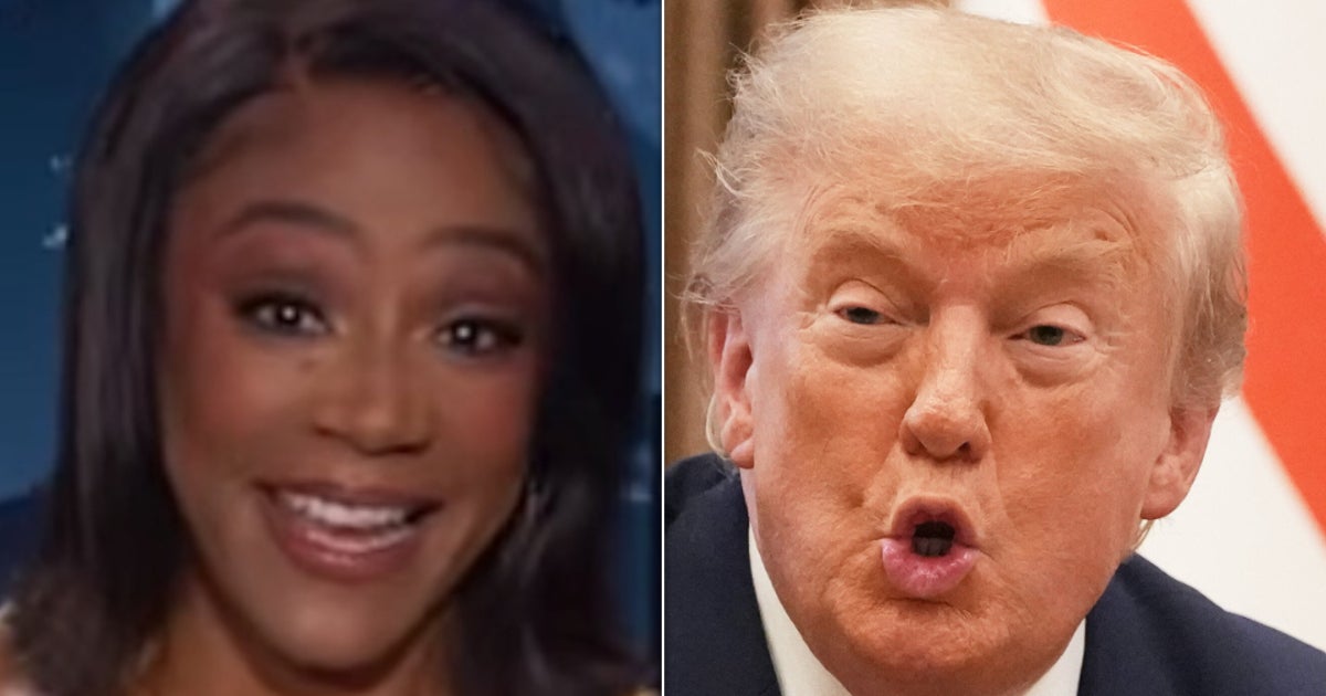'Kimmel' Guest Host Tiffany Haddish Pokes Trump In 1 Of His Most Notorious Sore Spots