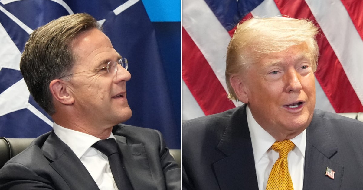NATO-Generalsekretär Mark Rutte lächelt weiter, obwohl Donald Trump alles ...