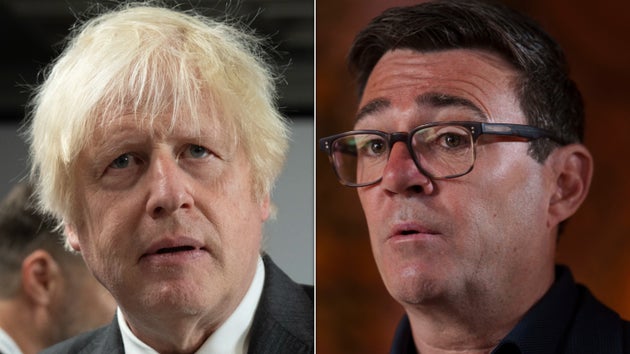 Boris Johnson and Andy Burnham