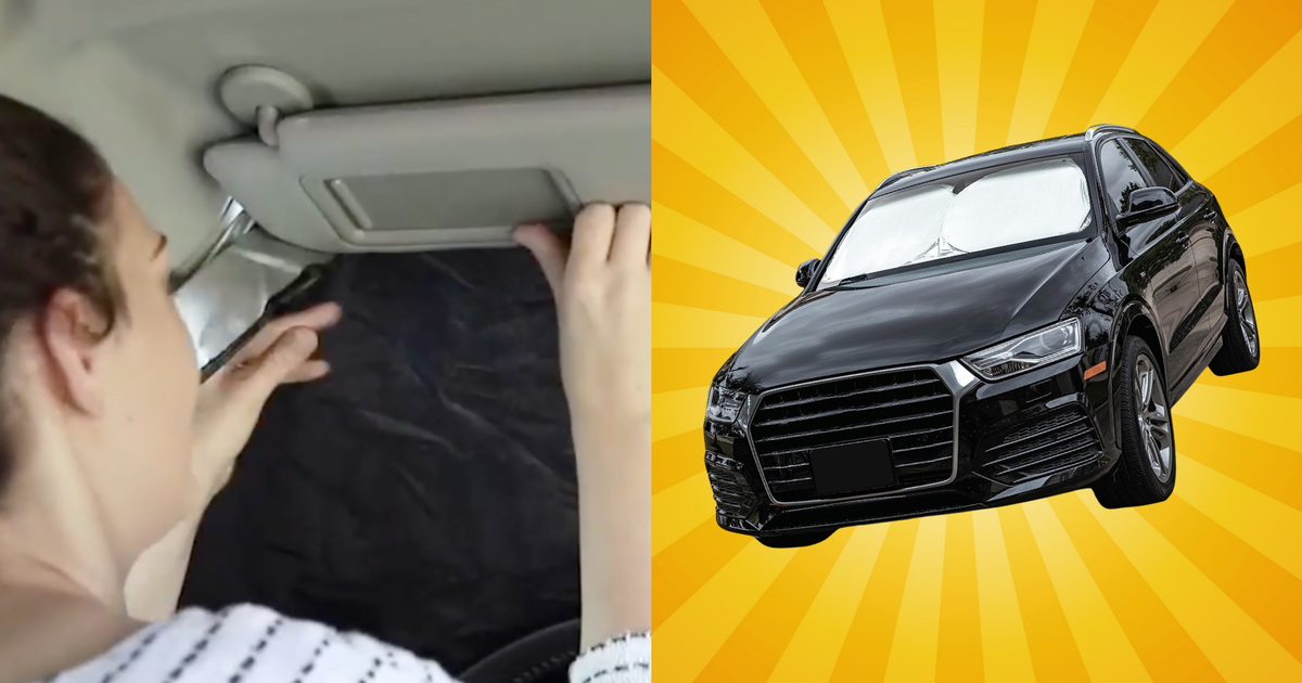 This Cooling Windshield Cover Is A Lifesaver For Drivers Braving This Heat Wave