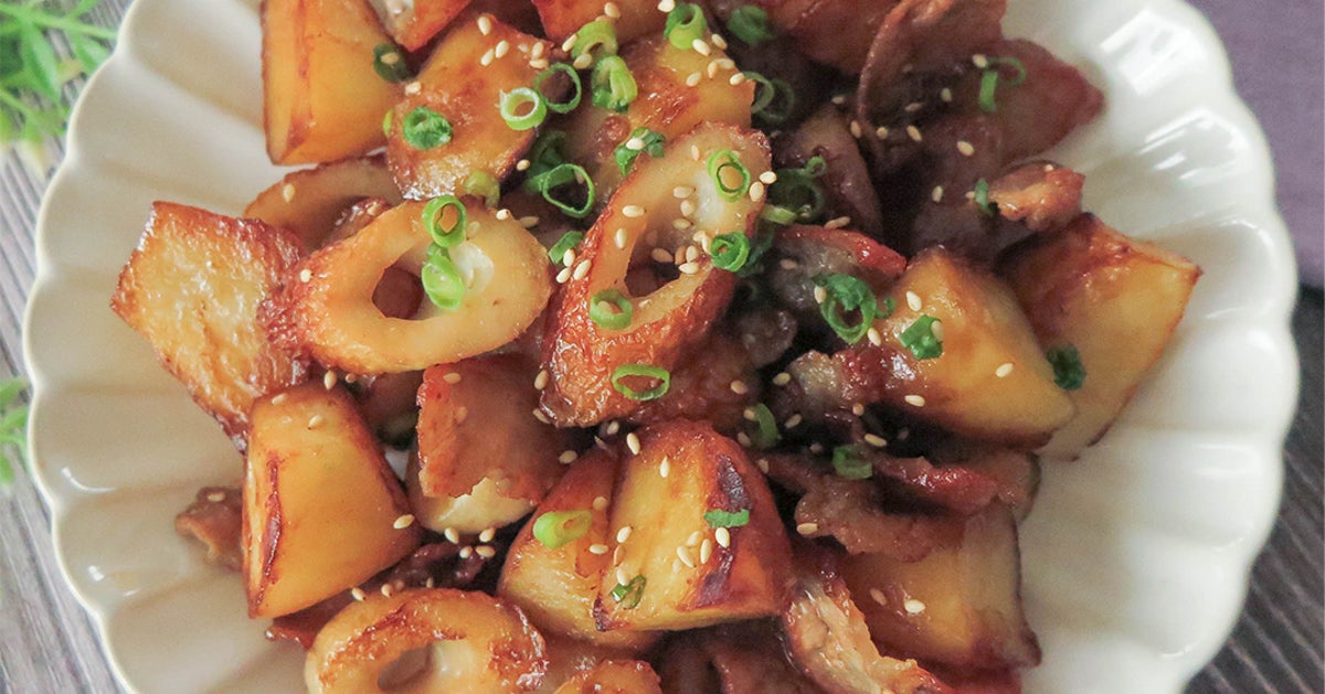 【じゃがいもあったらコレにして】お肉少なめでも大満足。簡単＆節約ボリューム炒め