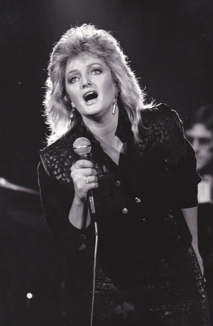 Bonnie Tyler performing live in 1983, the year of her international breakthrough with Total Eclipse Of The Heart