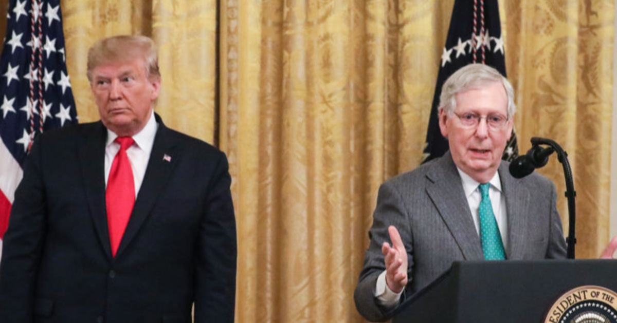 Trump: No Idea On McConnell's Health