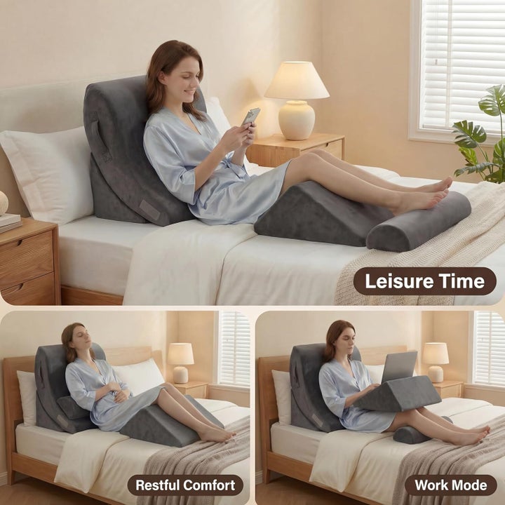 Whether on bed rest at doctor's orders OR simply relaxing, this pillow can definitely help take care of you. :)