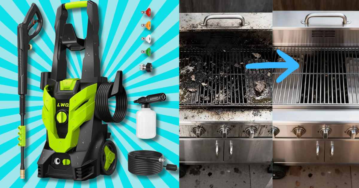 This Portable Pressure Washer Costs Less Than A Single Professional Cleaning — And Lasts For YEARS