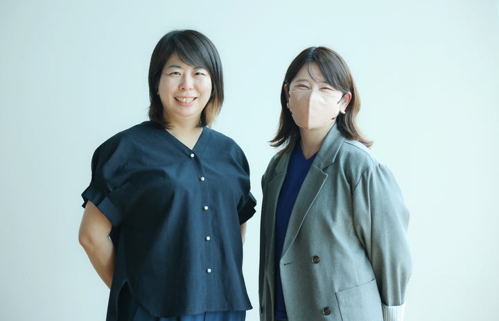 ちょる子さん(右)と泉谷由梨子・ハフポスト日本版編集長