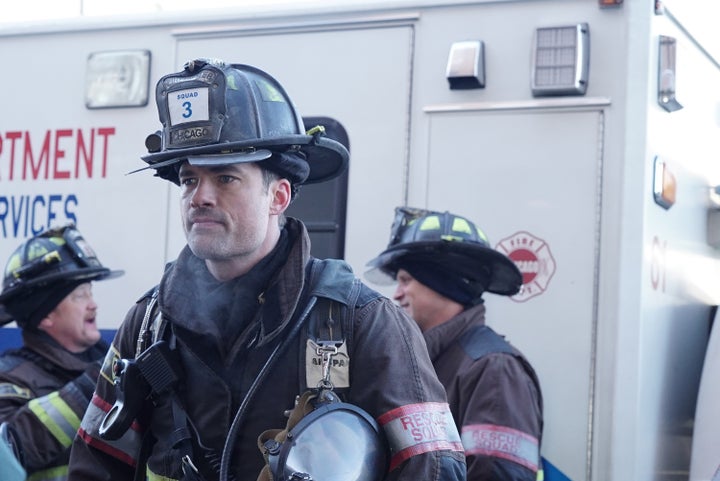 Warren Christie as Rice in Chicago Fire