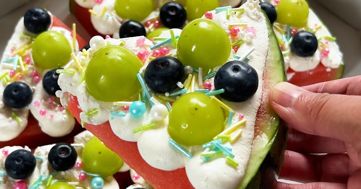 【今年のスイカは、この食べ方が正解】切って飾るだけ！いつものスイカがケーキみたいに大変身