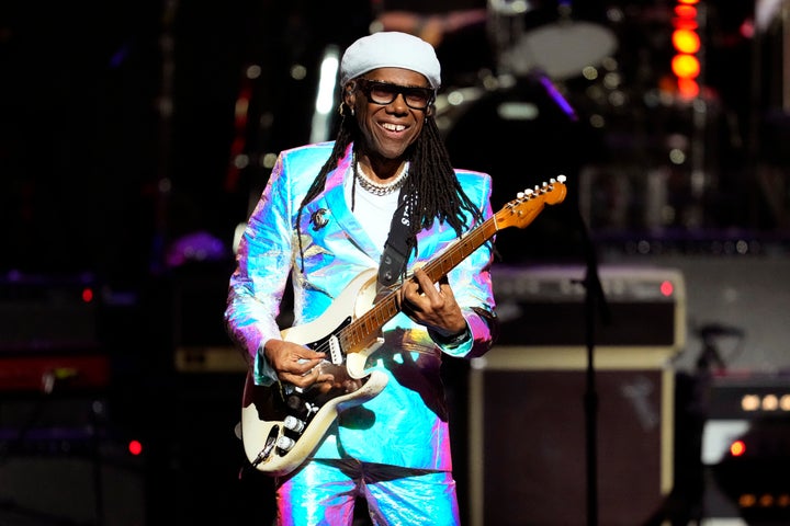 Nile Rodgers on stage in 2024