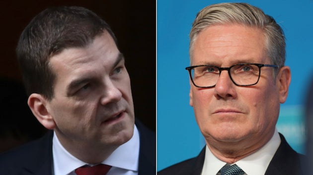 Olly Robbins and Keir Starmer