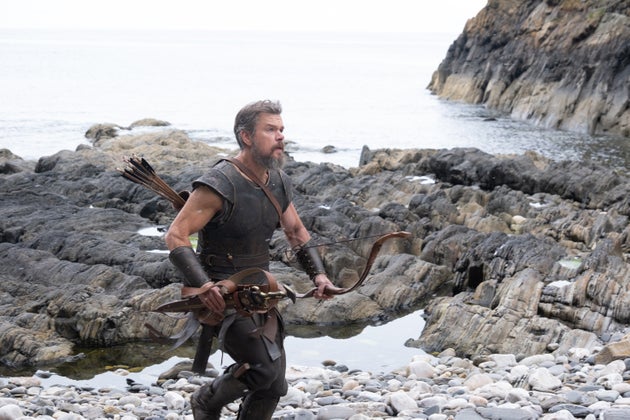 Matt Damon as Odysseus in The Odyssey
